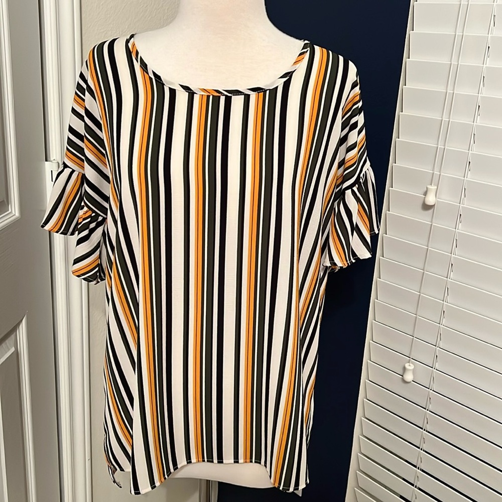 EUC Twenty Second Striped Top